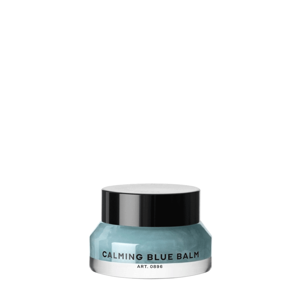 "RAAW Alchemy Calming Blue Balm – deeply nourishing and soothing face balm in a luxury glass jar.